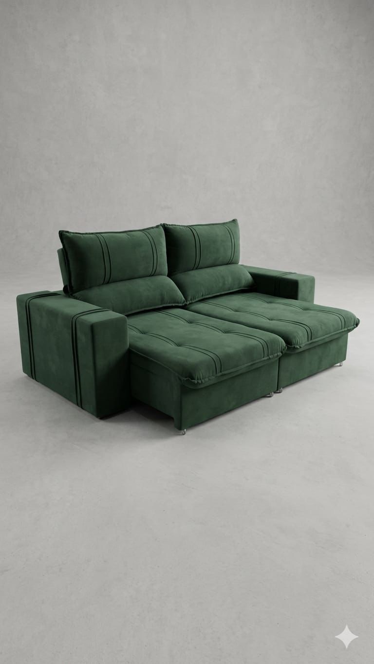Veludo verde assinatura